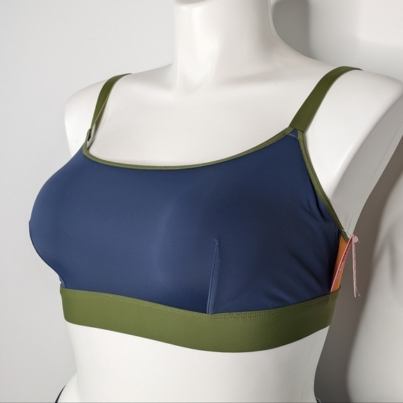 ✨3/$15 NWT Parade blue green unpadded bralette S2 - Picture 2 of 7